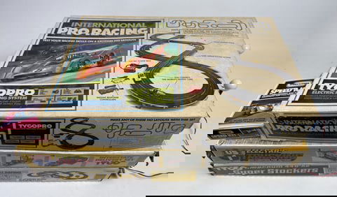 Vintage Tyco Racetrack Lot Electric Trucking Super Stockers International Pro