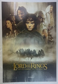 LOTR The Fellowship of The Ring Movie Poster Theatrical One Sheet Movie Poster 27 x 40 inches in