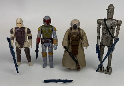 Vintage Kenner Star Wars Action Figures Bounty Hunter action figure Lot with Weapons. Denver, Boba