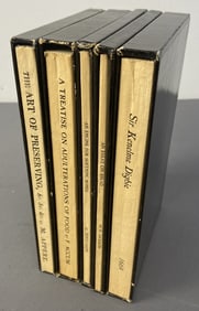 Mallinckrodt Food Classics Books Set of Five Five 17th, 18th, and 19th book reproductions from the