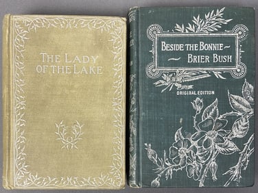 Antique Books Brier Bush & Lady of the Lake Two books published by Donohue, Henneberry &?Co in the