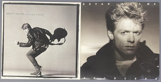 Bryan Adams Vinyl LP Record Albums Cuts Like a Knife, A&M Records, SP-1919,