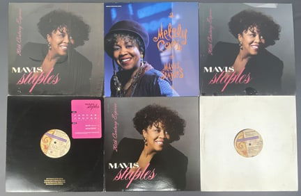 Mavis Staples Vinyl Records Set of Six All records come with protective sleeves and are sold