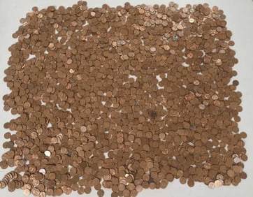 Pre-1983 Lincoln Head Pennies Approximately 20lbs Per consigner all the pennies are dated prior to