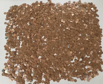 Pre-1983 Lincoln Head Pennies Approximately 20lbs Per consigner all the pennies are dated prior to