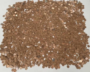 Pre-1983 Lincoln Head Pennies Approximately 20lbs Per consigner all the pennies are dated prior to