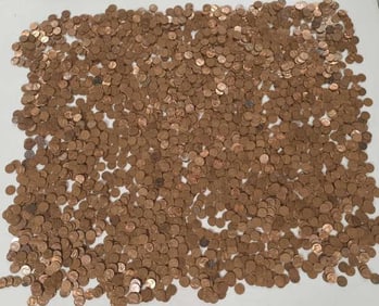 Pre-1983 Lincoln Head Pennies Approximately 20lbs Per consigner all the pennies are dated prior to