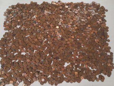 Pre-1983 Lincoln Head Pennies Approximately 20lbs Per consigner all the pennies are dated prior to