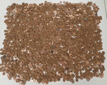 Pre-1983 Lincoln Head Pennies Approximately 20lbs Per consigner all the pennies are dated prior to