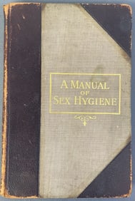 Manual of Sex Hygiene Antique Book 1913 A Manual of Sec Hygiene by Winfield Scott Hall, published by