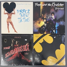 Prince Vinyl Singles Partyman Let's Go Crazy Four twelve inch vinyl singles by Prince, two from the