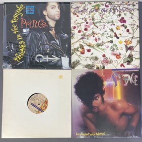 Prince 12 Inch Singles When Doves Cry Set of 4 Let's Get Married b/w Irresistible Bitch, Warner