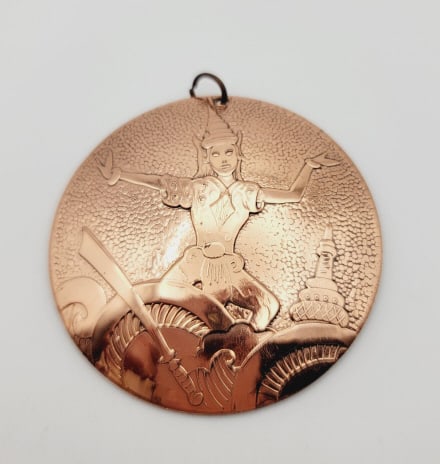 Vintage Copper Goddess Pendant Pendant Weighs 28.4 Grams: Pendant Weighs 28.4 Grams