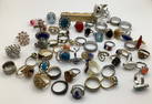 Mystery Lot Of Assorted Rings What Will You Find? Not inspected or sized.