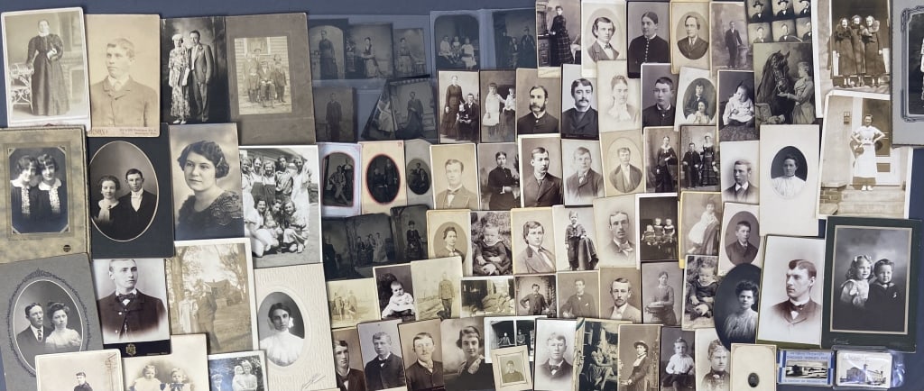 Antique and Vintage Photographs & Daguerrotypes Large collection of late 19th and early 20th century: Large collection of late 19th and early 20th century photographs and daguerreotypes. Includes over 90 pictures, including tourist photos of the Chicago Worlds Fair.