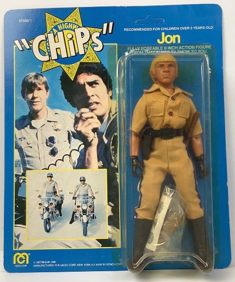 1977 Mego CHiPs Jon #87500/1 Action Figure Please see images for details regarding condition.: Please see images for details regarding condition.
