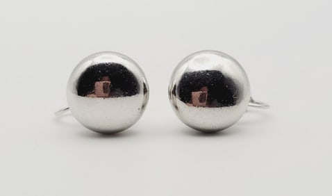 Vintage Accessocraft Silver Tone Earrings Vintage Accessocraft Silver Tone Earrings