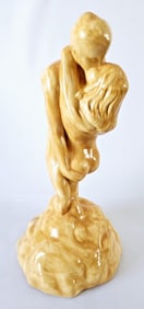 Vintage Kissing Couple Studio Ceramic Statue Good condition. No chips or cracks noted.