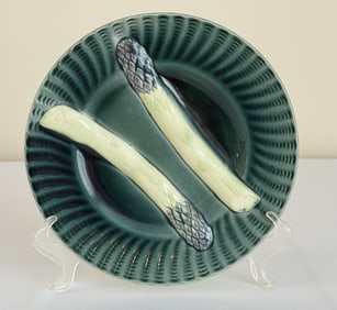 Mid Century French Asparagus Plate No chips or cracks.
