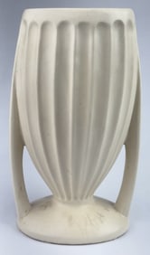 Vintage Hull Pottery Mardi Gras Vase 9.5 inches tall. No cracks or chips. Some crazing present