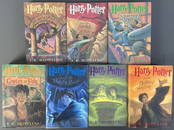 Harry Potter Books Complete Set of Seven Harry Potter Series by JK Rowling, illustrated by Mary
