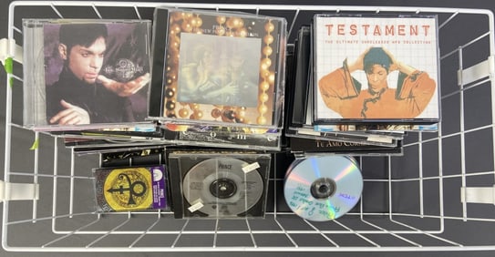 Prince CDs Diamonds & Pearls Testament Outtakes Lot of compact discs and one cassette tape by
