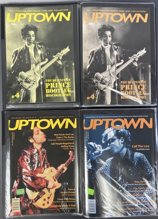 Uptown Prince Magazines in 2 Binders Two binders full of Uptown, the magazine exploring the musical (1 of 3)