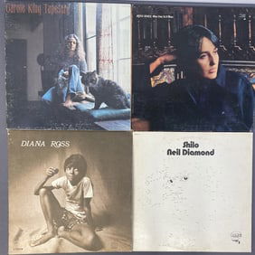 4 Vinyl Records Baez, King, Ross & Diamond One Day at a Time by Joan Baez, Vanguard Records