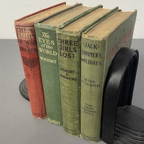 Antique & Vintage Hardcover Books Set of 4 Jack Lorimer's Holidays by Winn Standish, published by AL
