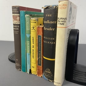 7 Vintage Books Shakespeare, Burns, Faulkner Robert Burns Selections published by Bobbs-Merrill