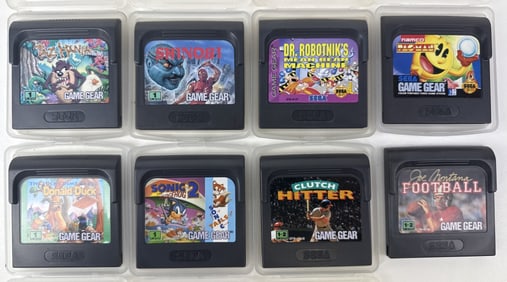 Sega Game Gear Games Lot Untested. Good cosmetic condition