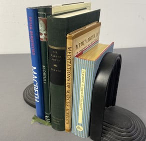 Classic Literature Lot of Five Hardcover Books Rob Roy by Sir Walter Scott, published by Alfred A