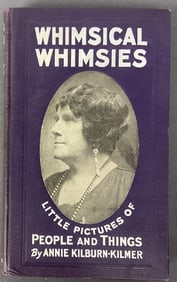 Whimsical Whimsies Vintage Book Signed 1927 Whimsical Whimsies by Annie Kilburn-Kilmer, published by
