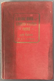 Vintage Book US Coin Guide Book 1962 Guide Book of United States Coins by RD Yeoman, published by