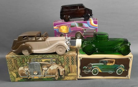 Vintage Avon Aftershave Bottles & Boxes Rolls Royce Sterling Six II Vantastic