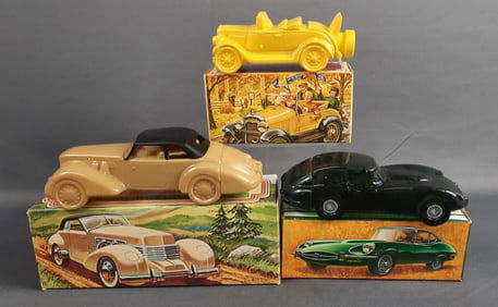 Vintage Avon Aftershave Bottles & Boxes Cord 37, Jaguar Avon Leather