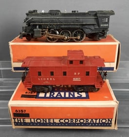 Lionel O Scale Model Train Cars & Boxes Locomotive & Caboose