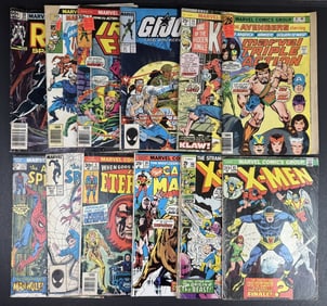 Marvel Comics Bronze Age Lot of 12 Reader copies with signs of age/wear including spine creasing,