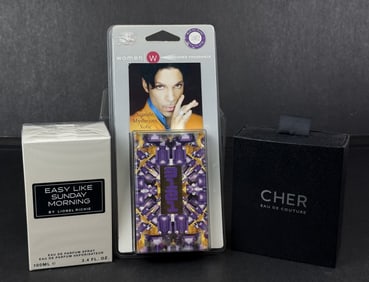 Prince Cher Lionel Richie Perfume Lot Prince 3121 unopened. Lionel Richie Easy Like Sunday Morning
