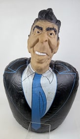 Vintage Ronald Reagan Inflatable Punching Bag Some dirt and staining. See photos for condition