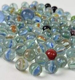 Vintage Marbles Lot Maker unknown. See photos.