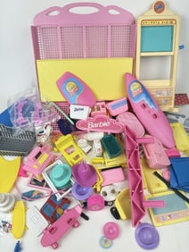 Vintage 80s Barbie Furniture and Accessories Lot 1 Not thoroughly inspected. No electronics tested.