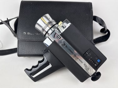 Bell & Howell Focus-Magic 672 XL 8mm Camera Untested. Includes case. See photos for condition