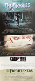 4 Original Horror Movie Posters Double Sided Movie posters for Needful Things, Candyman, Dr.
