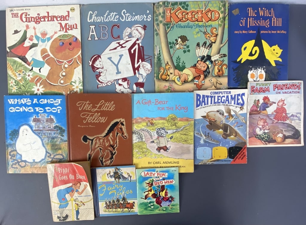 Vintage Children's Picture Books Set of 12 The Witch of Hissing Hill by Mary Calhoun, published by (1 of 14)