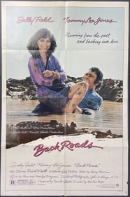 1981 Back Roads Movie Poster Sally Field One sheet movie poster for Back Roads starring Sally Field