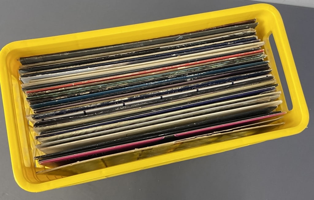 Over 30 Vinyl LP Record Albums Mystery lot of vinyl records including The Beach Boys, Neil Diamond, (1 of 10)