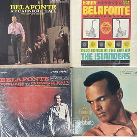 Harry Belafonte Vinyl LP Records Set of Four Belafonte Returns to Carnegie Hall RCA Victor LSO 6007,