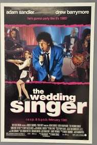 The Wedding Singer One sheet Movie Poster 1998 27 x 41 inches single sided. From closed movie