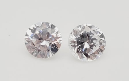 Loose Cubic Zirconia Gemstones Stones Weigh 0.77 Grams Stones are 1ct Each